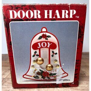 Christmas Bell Door Harp With Joy Design & Box